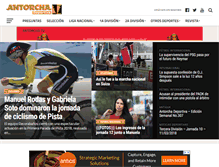 Tablet Screenshot of antorchadeportiva.com